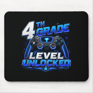 4th Grade Gamer Back To School First Day Of First Mouse Mat