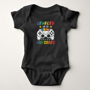 4th Grade Gamer First Day Of School Student Gift Baby Bodysuit