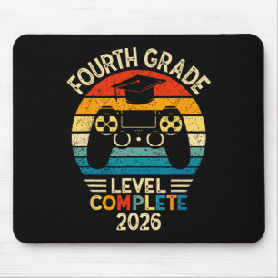 4th Grade Graduation 2026 Level Complete Gamer Mouse Mat