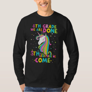 4TH GRADE Graduation Magical Unicorn 5TH GRADE Her T-Shirt