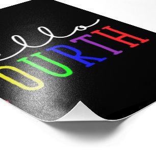 4th Grade Hello   Welcome To School Gift Photo Print