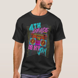 4th Grade Is My Jam 80s Vintage Boombox Student Te T-Shirt