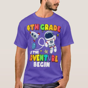4th Grade Let The Adventure Begin Back To School A T-Shirt