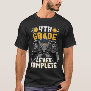 4th Grade Level Complete Gamer  T-Shirt