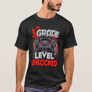 4th Grade Level Unlocked Game On 4th Grade Back To T-Shirt