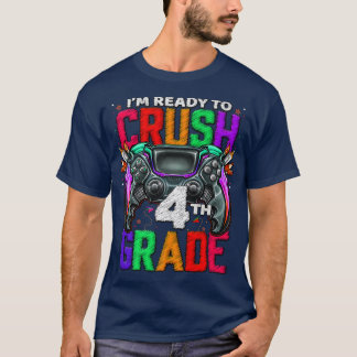 4th Grade Level Unlocked Game On 4th Grade Back To T-Shirt