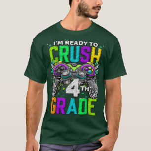 4th Grade Level Unlocked Game On 4th Grade Back To T-Shirt