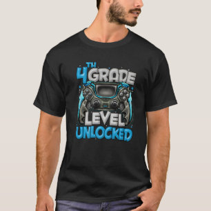 4Th Grade Level Unlocked Game On 4Th Grade Back To T-Shirt