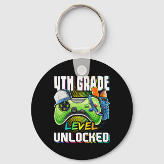 4th Grade Level Unlocked Video Game Ck To School B Key Ring