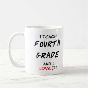4th grade love coffee mug