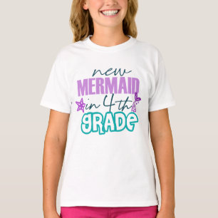 4th Grade Mermaid Tail T-Shirt