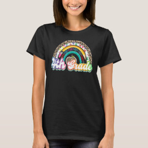 4th Grade Rainbow Girls Boys Teacher Team Fourth G T-Shirt