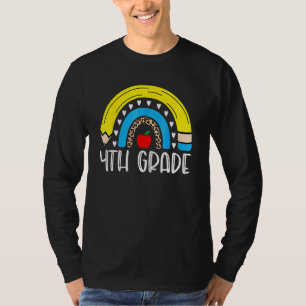 4th Grade Rainbow Kids Teachers Field Day 2022 Bac T-Shirt