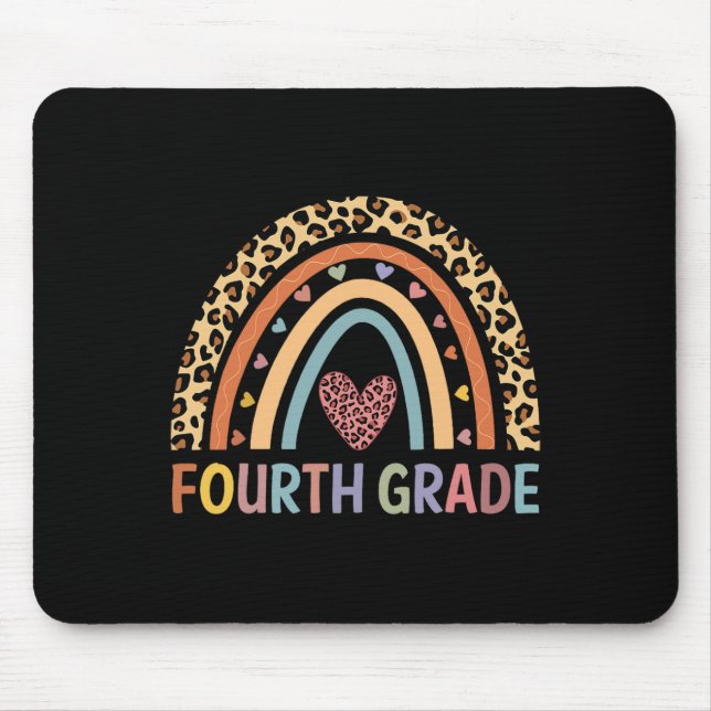 4th Grade Rainbow Teacher Team Fourth Grade Squad  Mouse Mat (Front)