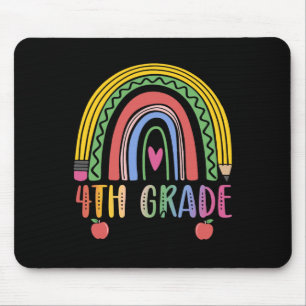 4th Grade Rainbow Teacher Team Fourth Grade Squad Mouse Mat