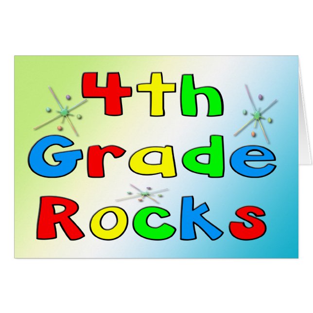 4th Grade Rocks (Front Horizontal)