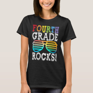 4th Grade Rocks Fourth Grade Squad Back To School T-Shirt