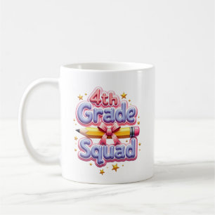 4th Grade Squad Back to School Coffee Mug