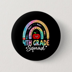 4th Grade Squad Back To School Fourth Grade Teache 6 Cm Round Badge