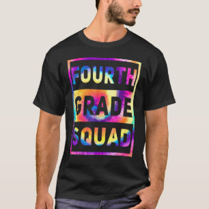 4th Grade Squad Back To School Teacher Student Fou T-Shirt
