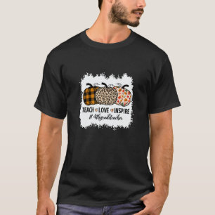 4th Grade Teacher Back To School Pumpkin Fall Teac T-Shirt