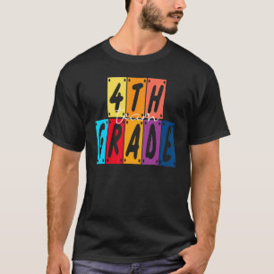 4th Grade Team Retro Happy First Day Of School 1 T-Shirt