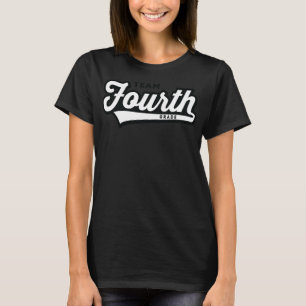 4th Grade TEAM School Teacher Fourth Baseball-Styl T-Shirt
