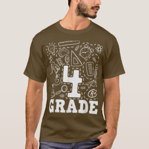 4th Grade Typography Team 4th Grade Back To School T-Shirt