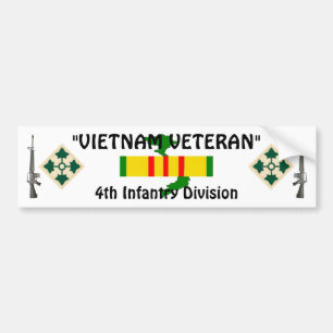 4th Inf Division bumper sticker