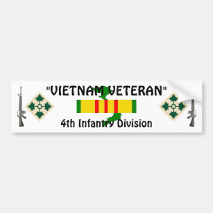 4th Inf Division bumper sticker