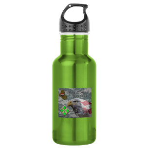 4th Infantry Div Iraq Combat Veteran 532 Ml Water Bottle