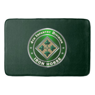 4th Infantry Division Bath Mat