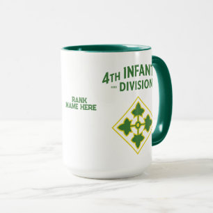 4th Infantry Division Customisable Mug