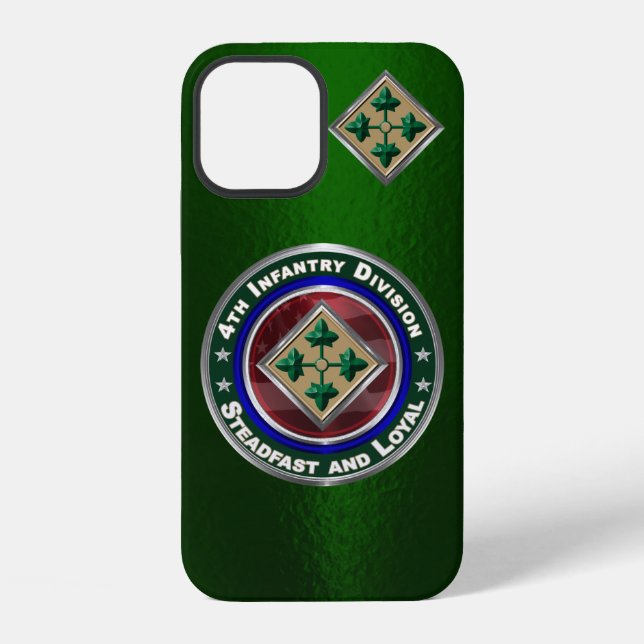 4th Infantry Division Customised iPhone Case (Back)