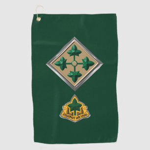 4th Infantry Division Golf Towel