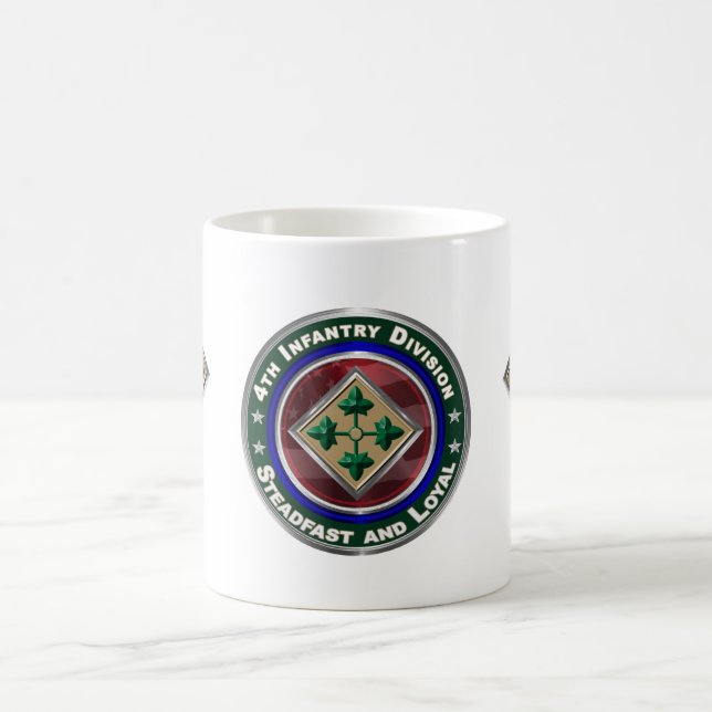 4th Infantry Division Keepsake Coffee Mug (Center)