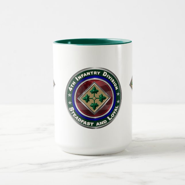 4th Infantry Division Keepsake Mug (Center)