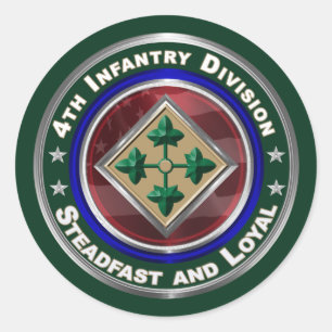 4th Infantry Division Keepsake Sticker