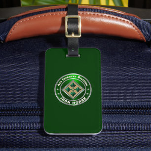 4th Infantry Division Luggage Tag