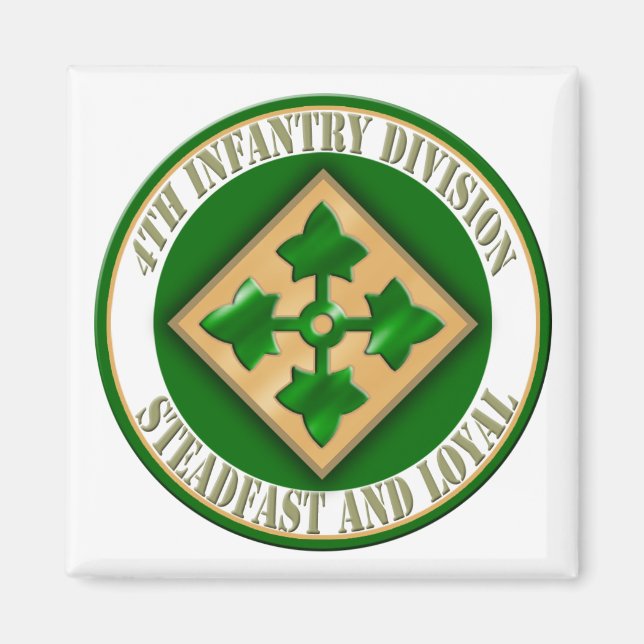4th Infantry Division Magnet (Front)