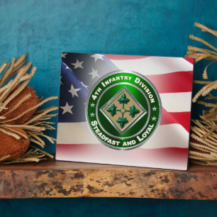 4th Infantry Division Plaque