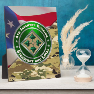 4th Infantry Division Plaque