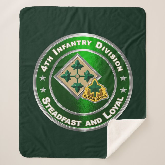 4th Infantry Division  Sherpa Blanket (Front)