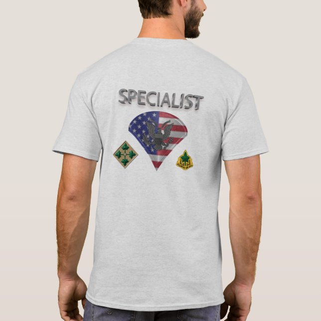 4th Infantry Division Specialist T-Shirt (Back)