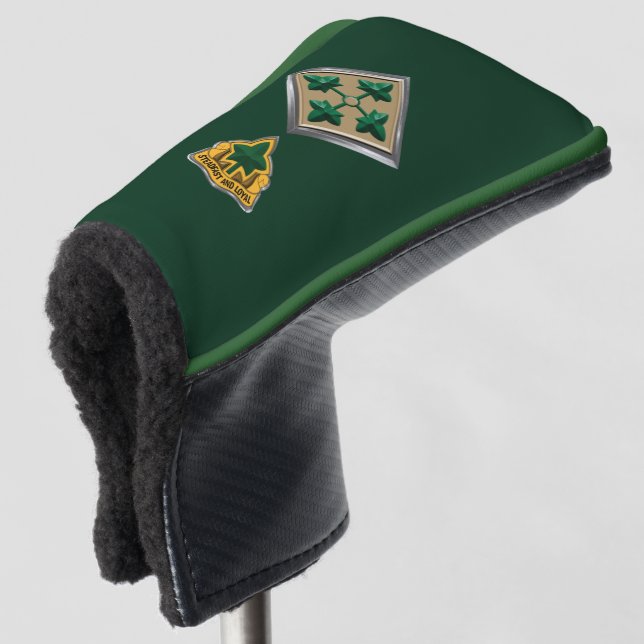 4th Infantry Division “Steadfast and Loyal” Golf Head Cover (3/4 Front)