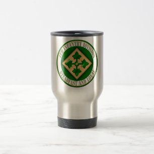 4th Infantry Division Travel Mug