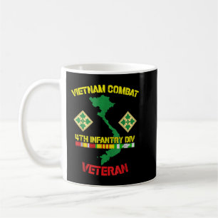 4th Infantry Division - Vietnam Combat Veteran  Coffee Mug