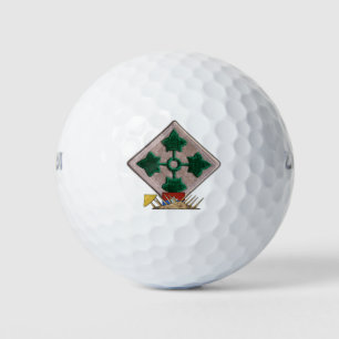 4th infantry division vietnam nam veterans vets golf balls