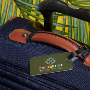 4th Infantry Division Vietnam Veteran Luggage Tag