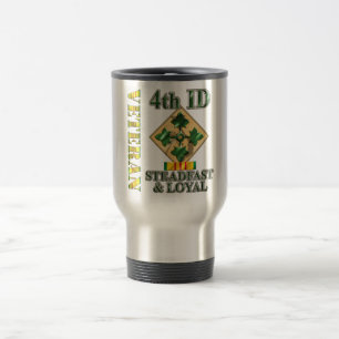 4th Infantry Division Vietnam Veteran Travel Mug